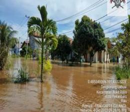 Puluhan rumah warga terendam banjir (foto/ist)
